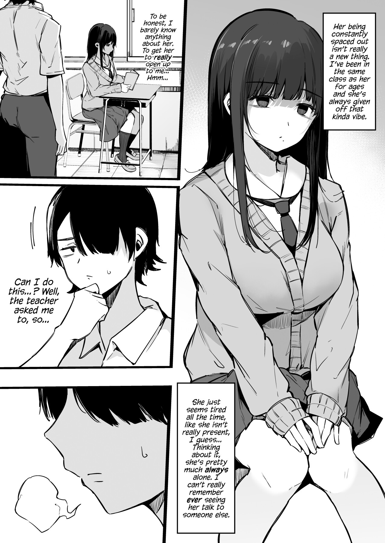 Hentai Manga Comic-From That Day On, The Plain Looking Succubus Tried Her Hardest TO Drain My Cum-Read-3
